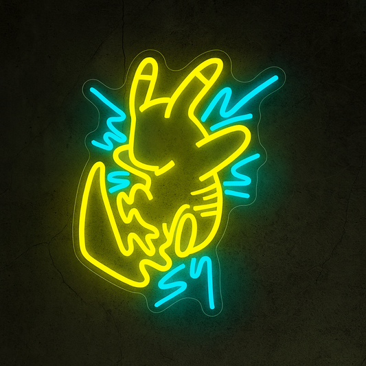 Néon Pikachu Pokemon